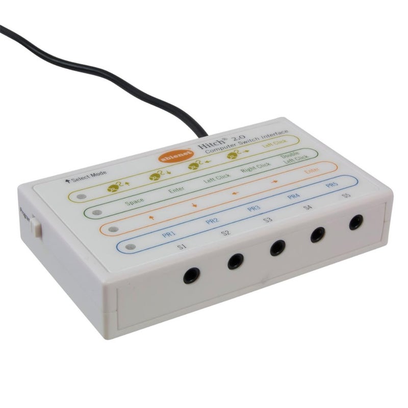 AbleNet Hitch 2 - Plug-and-Play USB Computer Switch Interface for Accessibility - Control, Learn, and Enhance User Experience - Product #10000021 - Image 2